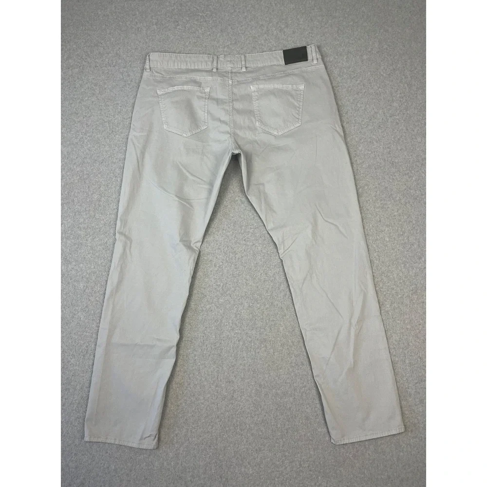 Peter Millar Wayfair Pants Mens 42x34 Gray 5 Pocket Lightweight Stretch